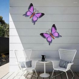 Figurines décoratives Home Mur suspendu décor en métal et couleur Décoration animale extérieure jardin fer grand
