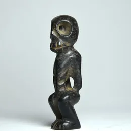 Figuras decorativas Cultivo Hongshan Estatuas de aliendas de hierro antiguo Estatuas de alienígenas y esculturas Colección Pendientes Adornos Descripción del hogar Decoración del hogar