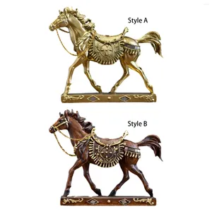 Figuras Decorativas Estatua De Caballo Micro Paisaje Adorno Colección Estatuilla para Dormitorio Muebles para El Hogar Decoración De Escritorio Amantes De Los Animales