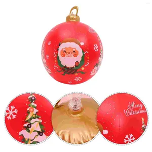 Figuras decorativas Decoración de bolas de Navidad Inflable Ornamento al aire libre sobre tamaño Bolas grandes inflables