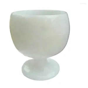 Decoratieve beeldjes Jade White Wine Cup Hoogwaardige Baijiu -thee en