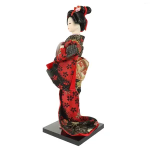 Decoratieve beeldjes Japanse pop Folk Geisha beeldje Set Stuk Meisje Kimono Kunst en ambachtsaccessoires Versier de tafel met willekeurig