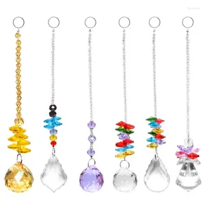 Decoratieve beeldjes JFBL Suncatcher Crystal Chandelier Suncatchers Prisms Hangende ornament Rainbow Maker voor cadeaubutendecoratie