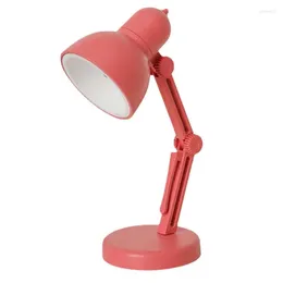 Figurines décoratives Lampe de bureau LED Lecture réglable avec pince Table portable Alimenté par batterie Livre à clipser pour le soin des yeux pour l'étude