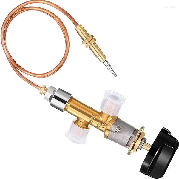 Figurines décoratives basse pression gaz GPL cheminée panne Kit de soupape de contrôle de sécurité chauffage thermocouple remplacement 5/8-18UNF