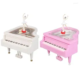 Mécanisme de figurines décoratifs Piano Music Box classique Vintage Movement Girl Ballerina Romantic Classic MINI MODLE Ration Ration