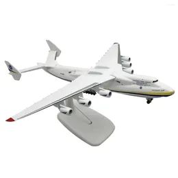 Figurines décoratines alliage en métal Antonov AN-225 Airplane Mriya Modèle 1/400 Toy pour la collection