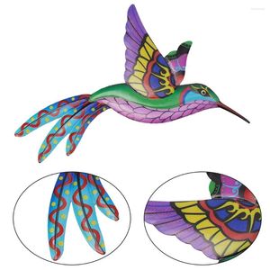 Decoratieve beeldjes metaal kolibrie vogel vogelwand kunstwerk tuin exterieur decoratie kleur hangend ornament home decor 2024