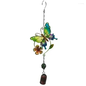 Figurines décoratives Metal Wind Chime Iron Art Ornement Couleur PEINTÉ PEINTUS