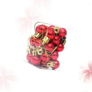 Figurines décoratives mini balles de Noël suspension des boules suspendues