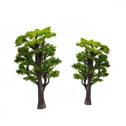 Figurines décoratives Miniature arbre ancien plante paysage ornement modèle chemin de fer aménagement parc Simulation décoration scène 8 cm