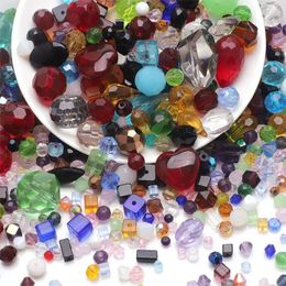 Figuras decorativas Tamaño de color mezclado Total Total de aproximadamente 10 g sueltos de cristal de Austria semilla de vidrio para niños Joyas de bricolaje accesorios
