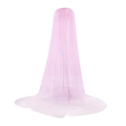 Figurines décoratines Mosquito Net Dome Princess Bed Canopy Netting Round Round pour les lits de filles suspendus