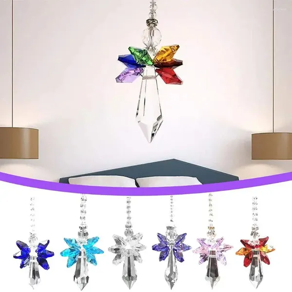 Figurines décoratives multicolores Suncatcher font des arcs-en-ciel fenêtre suspendus en cristal perles décoration lustre
