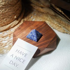 Decoratieve beeldjes Natural Blue Aragonite Piramide Energie Helende Crystal Polishing Craftwork Decoratie Quartz Mineral Reiki Chakra