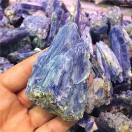 Figurines décoratives Natural Blue Kyanite Crystal Stone Mineral Spécimens Reiki Healing Rock Stones Cluster Collection