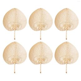 Decoratieve beeldjes Natuurlijke handgemaakte strowaaier Handgeweven palmblad Handgeweven zomerkoeling Muggenmelk Fans Boerderijdecor