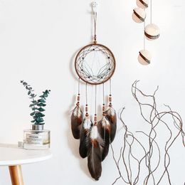 Figurines décoratives Style Nordic Feather Catcher Dream Wedding Home Decor Art Wall Art Hang Wind Chimes