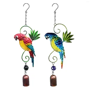 Decoratieve beeldjes Parrot Wind Chime Home Oor ornament binnen- en buitenherdenkingsklimmen voor tuingratiotecoratie ophangen