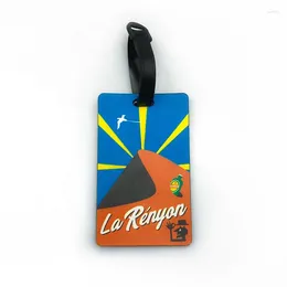 Figurines décoratifs Personnalisation personnalisée Multicolor Travel Executive Executive Plastic Luggage Tag PVC