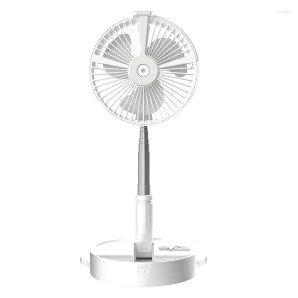 Figuras decorativas Desk de ventilador portátil Mesa de computadoras de la computadora de piso eléctrico de la oficina en casa Ventiladores al aire libre recargables de bajo ruido enfriamiento