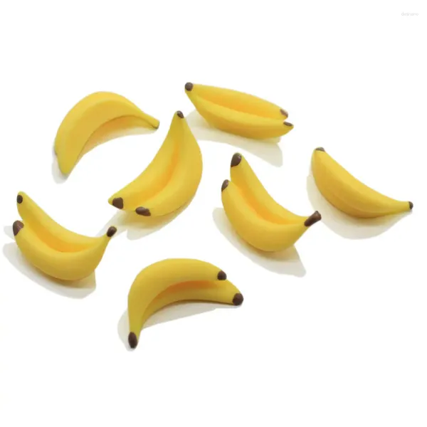 Figuras decorativas Resina Miniatura Miniatura Fruta Fruta Play Banana Play Dollhouse Toy Craft Kawaii Diy Accesorios de adornos