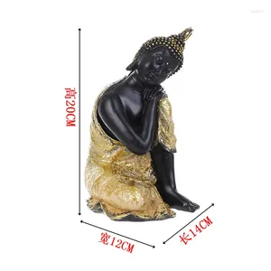 Figurines décoratines résine statue de Bouddha de style sud-est de style intérieur