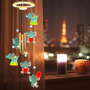 Decoratieve beeldjes Hars Molds Siliconen Kit Wind Chime Making Mold Diy Chimes Epoxy Olifant Vorm voor Create Art Home Party Decorations