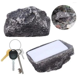 Decoratieve beeldjes Rock Key Safe Outdoor Garden Hider Harssteen met geheim compartiment voor reserve nep-tuinlandschapsornament