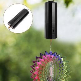 Decoratieve beeldjes Rotary Wind Chime Motor bediende Motoren Outdoor Decor Huishouden Disco Plastic Windspinner Spinners Hangend binnen