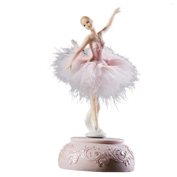 Figuras decorativas Ballet Music Box Box Ligero y Dancing Free Dancing For Teen Girls Birthday o Year Gift