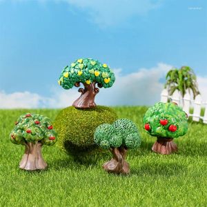 Figurines décoratines simulation mini arbre jardin de fées miniatures michonsaï micro-paysage décoration artisan