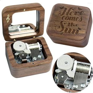 Decoratieve beeldjes sinzyo hier komt de zonmuziekbox vintage muziekboxen geschenk voor verjaardag Valentijnsdag kerstnoot walnoot