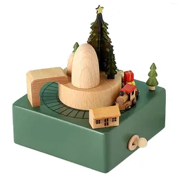 Decoratieve beeldjes Sinzyo Merry Christmas Revolve Music Box Vintage verjaardag Valentijnsdag cadeau