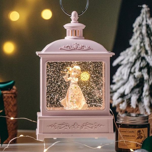 Figuritas decorativas Storm Lantern bola de cristal caja de música nieve regalo de cumpleaños boda baile Ballet niña niños Día de San Valentín