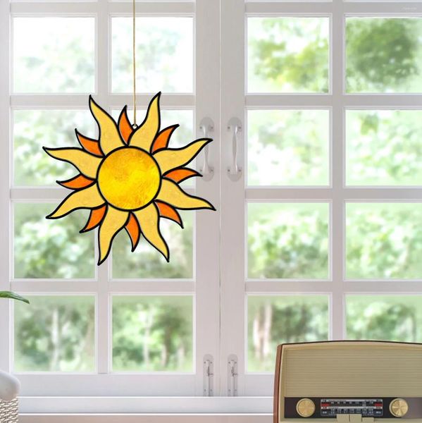 Figurines décoratives Soleil Acrylique Pendant Réfraction Light Deccor Home Decon Fun Gift For Window Decoration P5