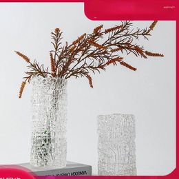 Decoratieve beeldjes transparant kristalglas bloem arrangement model kamer verkoopkantoor luxe zachte decoraties ornamenten chinees modern