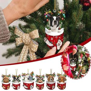 Decoratieve beeldjes Trieken een thuis ornament haken batterij slingeren met afgelegen schattige honden hanglangglazen ijsjes klein vakantiedocument live