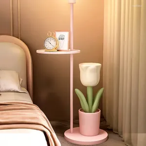 Decoratieve figuren Tulp Vloerlamp Nachtkastje Geïntegreerd Slaapkamer Internet Celebrity Verticaal