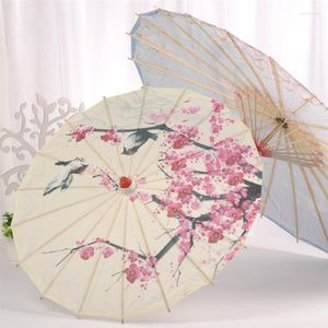 Decoratieve beeldjes paraplu papier parasol Chinese bruiloft geoliede paraplu's dansolie funden feest prop bruids vintage cosplay hanfu