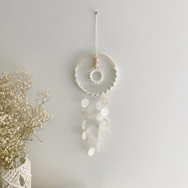 Figuras decorativas Chimes de viento únicos adornos colgantes hechos a mano para la habitación del bebé cama de la guardería decoración móvil hogar hogar