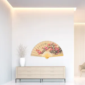 Decoratieve beeldjes Bruiloft Decor Hanging Fan Home Home Japanse stijl Wall Giant Paper Decoration Hangdekbare vouwfans