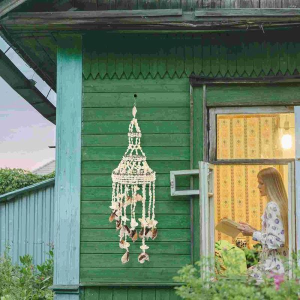 Figuras decorativas Chimes Chimes Chime colgantes Cierras marinas Playa náutica afuera de jardín adorno Decoración de campanas de viento al aire libre Bellizos