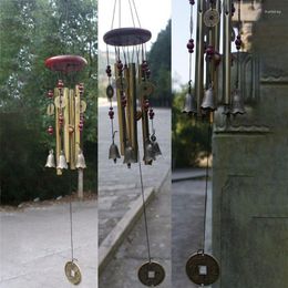 Figuritas decorativas, campanillas de viento para campanillas de viento creativas, bronce, porche al aire libre, patio trasero, regalo de jardín, mujeres, simpatía, Memorial, hogar, Garde Y5GB