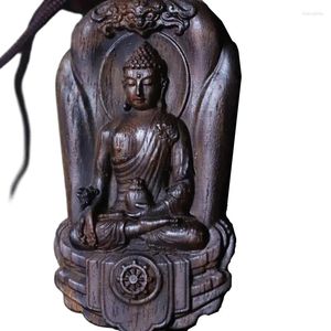 Figurines décoratives Bouddha Bouddha Figurine Amulets Pendant Statue décor