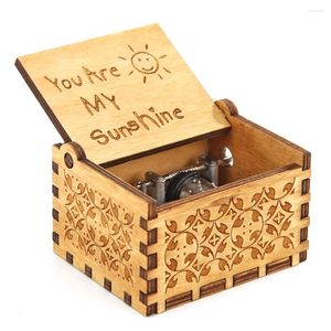 Decoratieve beeldjes You Are My Sunshine Handmatig gesneden muziekdoos Prachtige geschenken Handgebogen Valentijnsdag