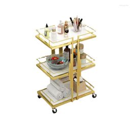 Decoratieve beeldjes YY Schoonheidssalon Trolley Verplaatsbare planken Kappers voor nagelopslag