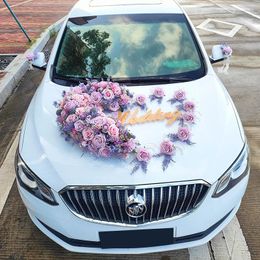 Fleurs Décoratives Artificielles Pour Voiture De Mariage, 10 Pièces,  Bricolage, Ruban Floral, Nœuds, Emballage Cadeau, Floral, Décoration De  Maison Pour Mariage - Fleurs Séchées Et Artificielles - AliExpress