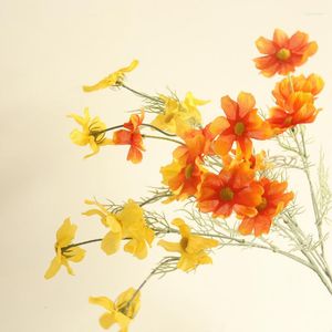 Decoratieve bloemen 10 hoofden Gesang Flower Silk Artificial Diy Living Room vloer Display Fake Wedding Scene Decoratie