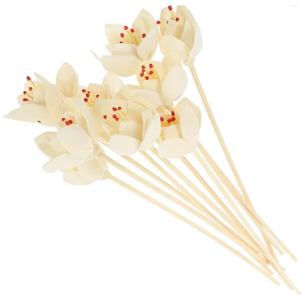 Fleurs décoratives 10 PCS Cérémonie de mariage aromatique de rotin